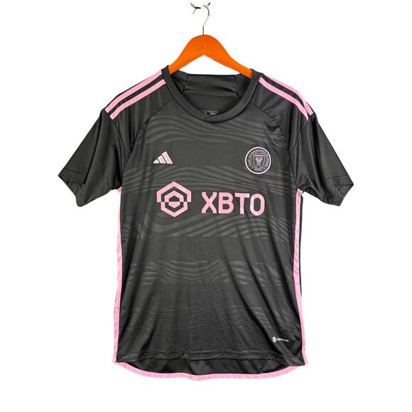 Adidas inter Miami CF Away Soccer‎ Jersey #2 Slim Fit Black Pink Mens Medium - Picture 1 of 11